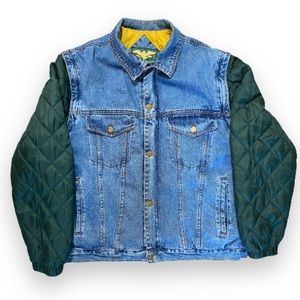 90’s Vintage Denim Insulated Jacket